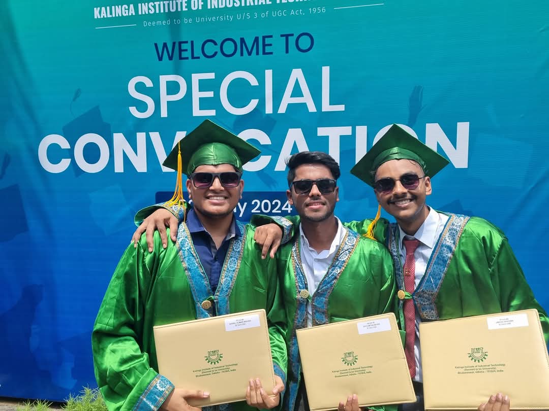 Convocation photo with Roommates